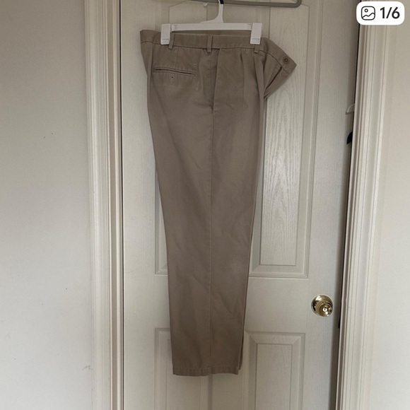 Haggar Classic Fit Khaki Pants - Picture 1 of 6
